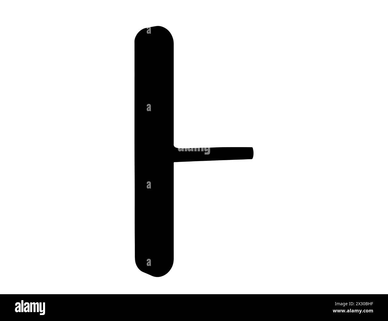 Door lock silhouette vector art Stock Vector Image & Art - Alamy