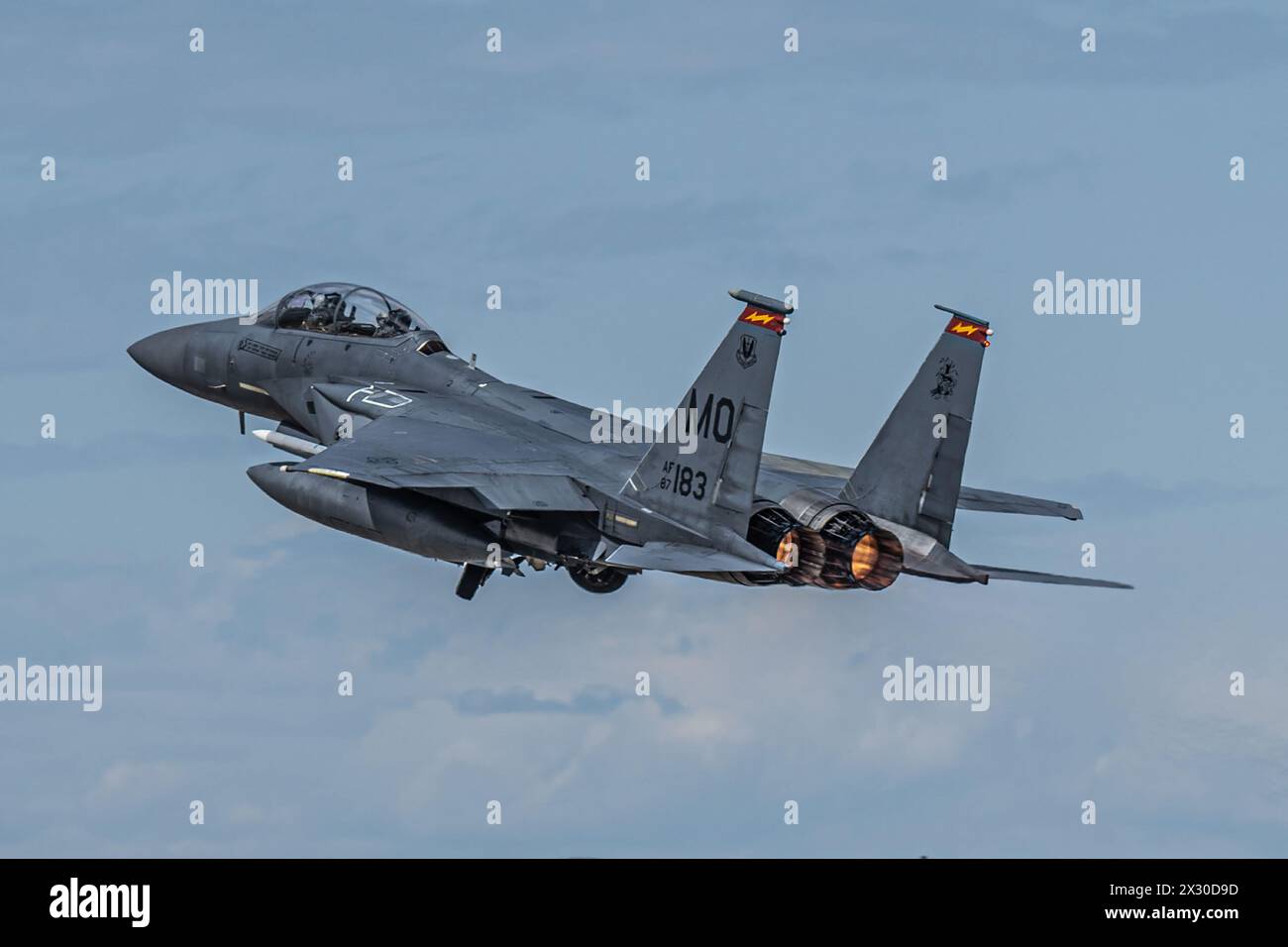 U.S. Air Force F15E Strike Eagle assigned to the 389th Fighter Wing