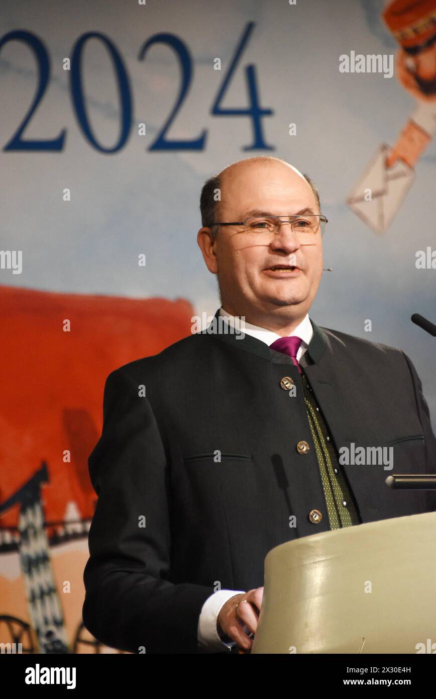 Albert Fueracker Finanz Minister Muenchen 23.04.2024 Hofbraeuhaus ...