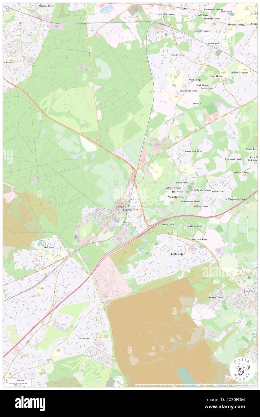 Bagshot Railway Station, Surrey, GB, United Kingdom, England, N 51 21 ...