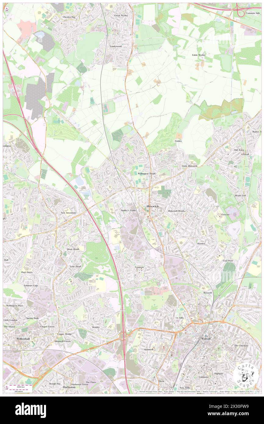 Bloxwich Railway Station, Walsall, GB, United Kingdom, England, N 52 37 ...