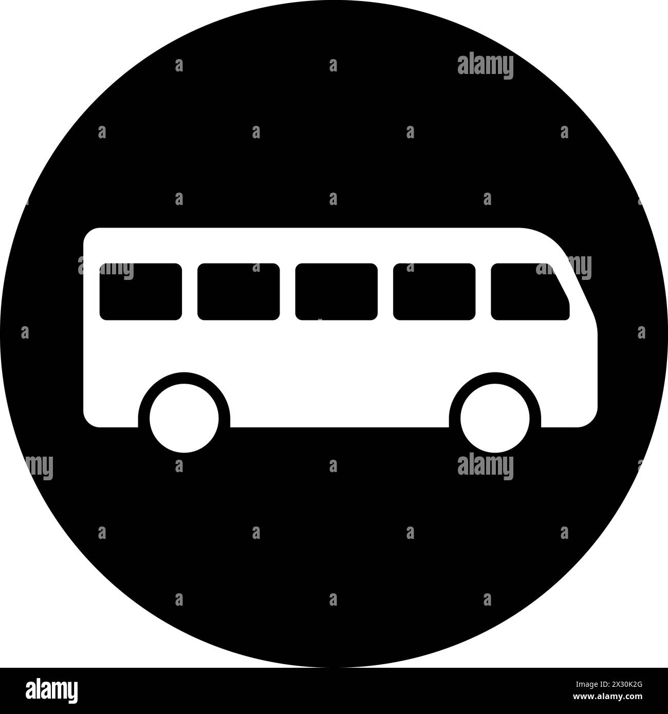 Bus icon as symbol of travel and tourism Stock Vector