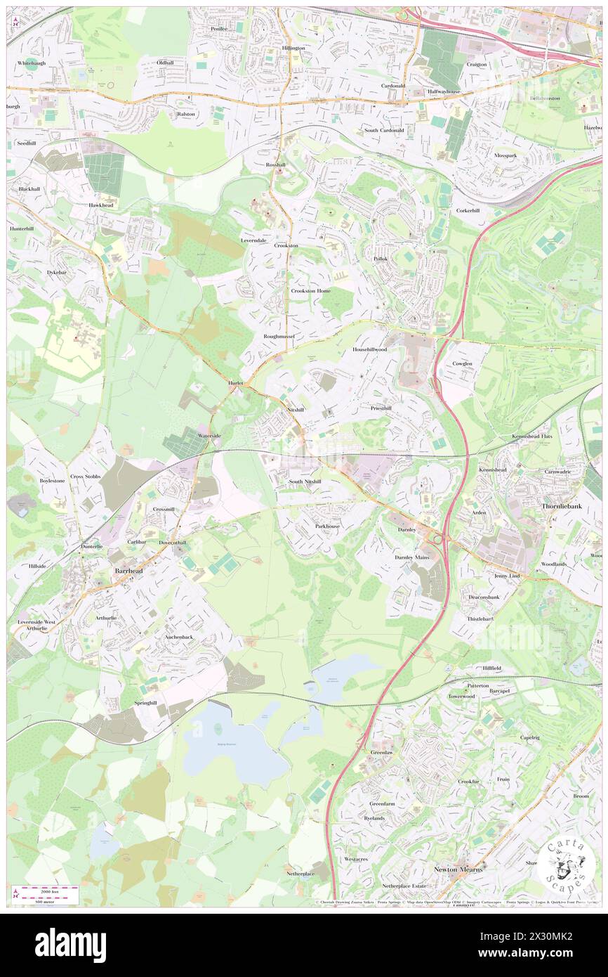 Nitshill Railway Station, Glasgow City, GB, United Kingdom, Scotland, N ...