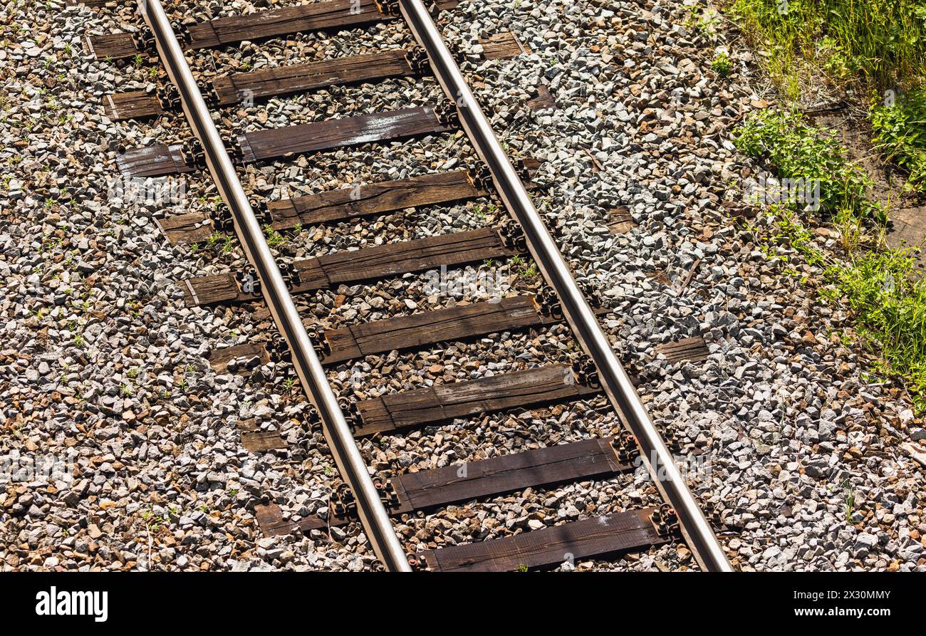 Eisenbahnschienen in Schaffhausen. (Schaffhausen, SChweiz, 06.06.2022 ...