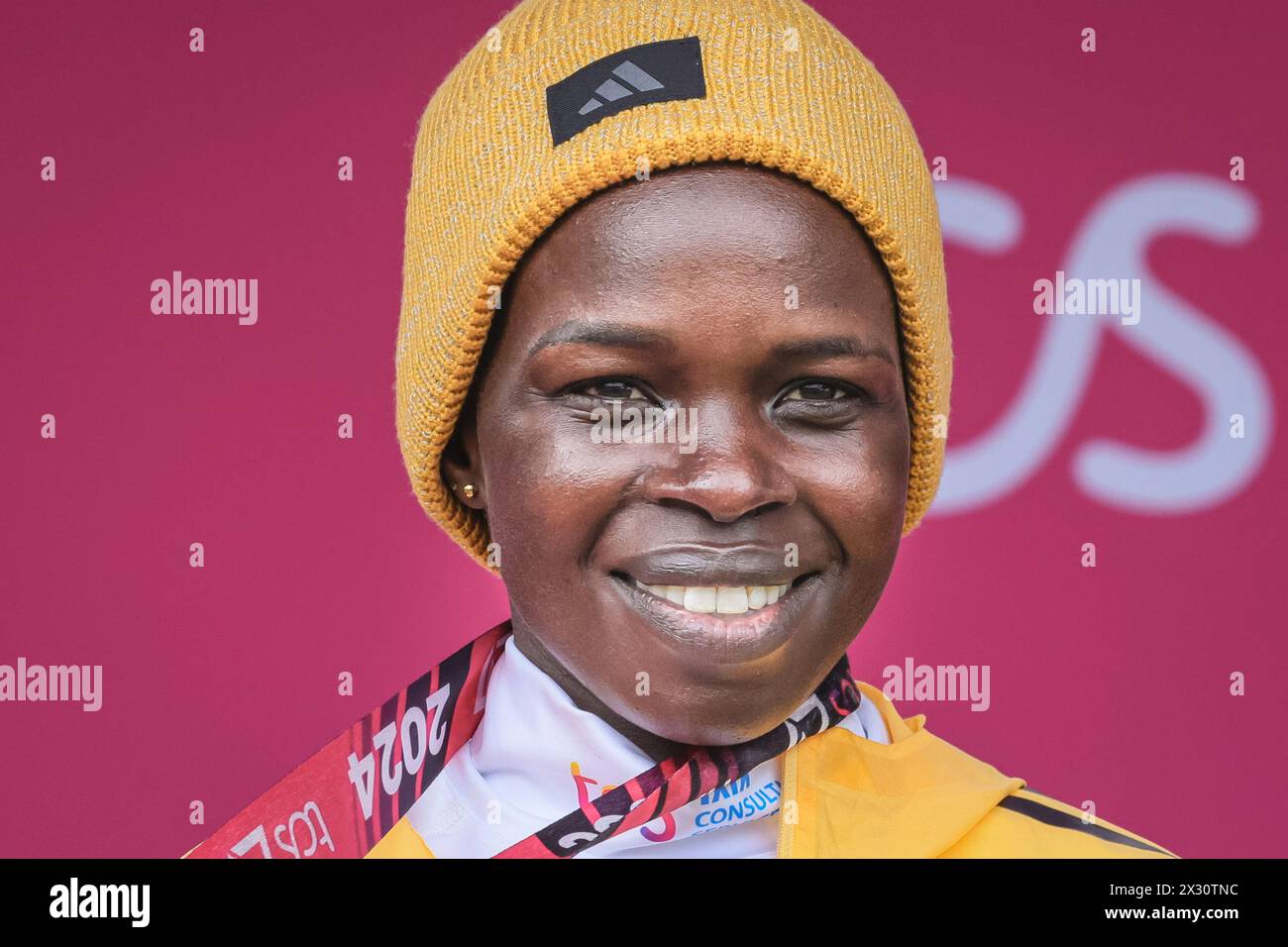 London marathon 2024 medals presentation hires stock photography and