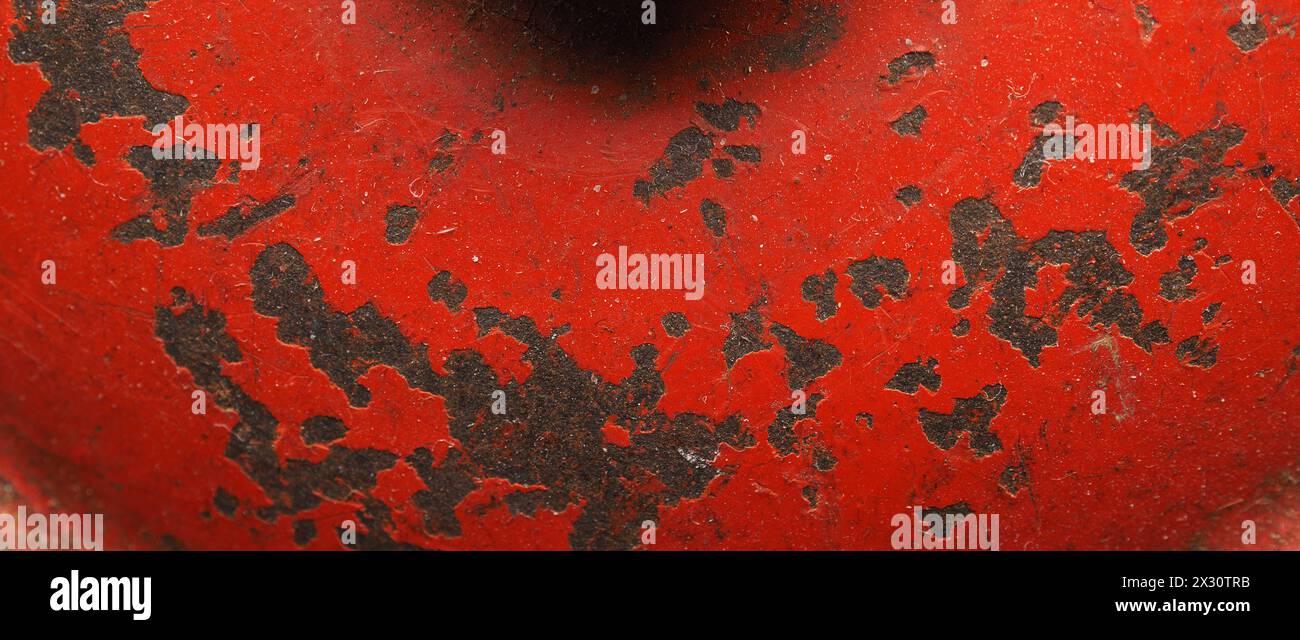 Rusty red metal texture using as background or header  RECORD DATE NOT STATED Stock Photo