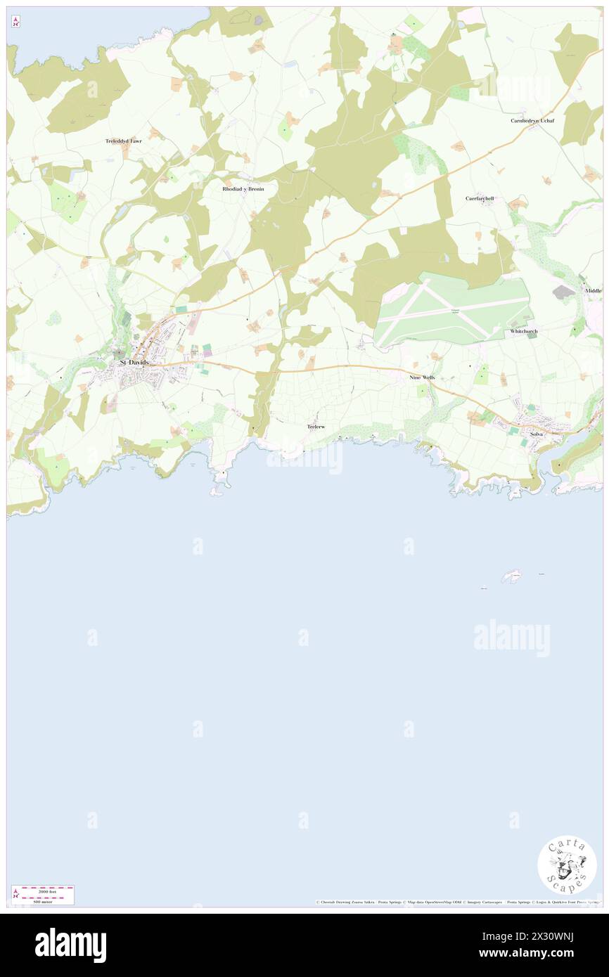 Carreg y Barcud, , GB, United Kingdom, Wales, N 51 52' 16'', S 5 14' 13'', map, Cartascapes Map published in 2024. Explore Cartascapes, a map revealing Earth's diverse landscapes, cultures, and ecosystems. Journey through time and space, discovering the interconnectedness of our planet's past, present, and future. Stock Photo