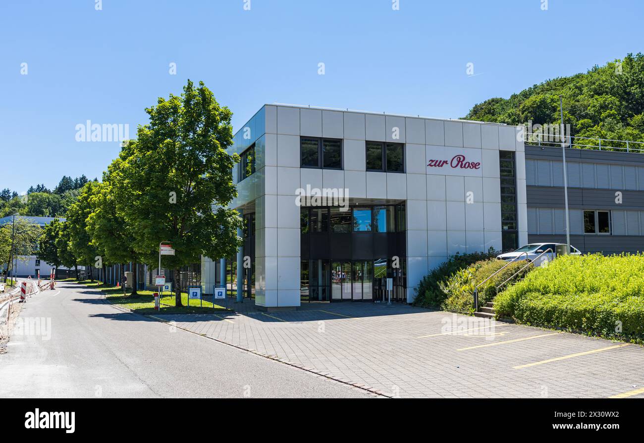 Der Hauptsitz der Zur Rose Group in Frauenfeld, der Thurgauer Kantonshauptstadt. (Frauenfeld, Schweiz, 02.07.2022) Stock Photo
