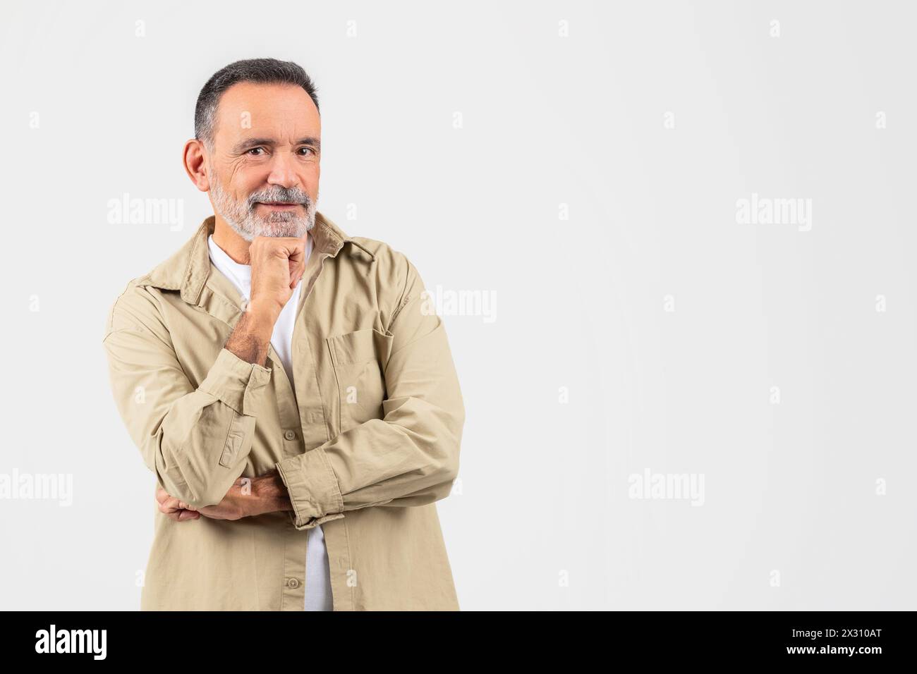 Praying man folded hands hi-res stock photography and images - Alamy