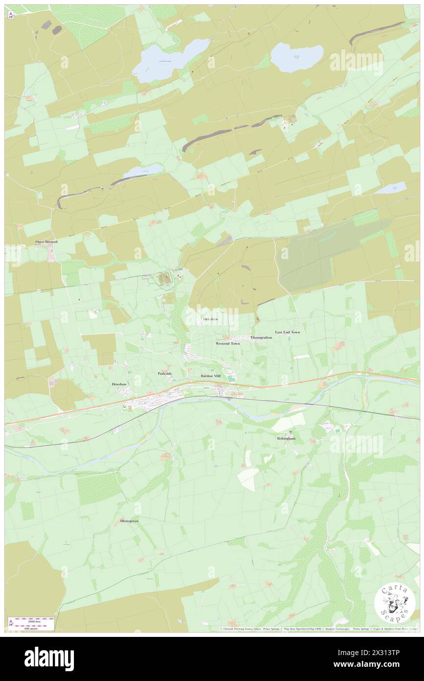 Bardon Mill, Northumberland, GB, United Kingdom, England, N 54 59' 8 ...