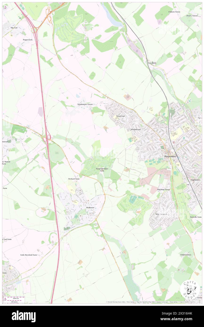 Harpenden Rural, Hertfordshire, GB, United Kingdom, England, N 51 48 ...