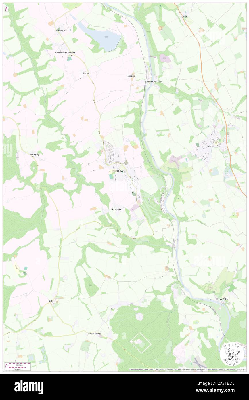 Shropshire map Cut Out Stock Images & Pictures Alamy