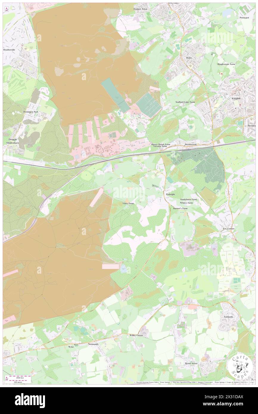 Pirbright, Surrey, GB, United Kingdom, England, N 51 17' 33'', S 0 39 ...