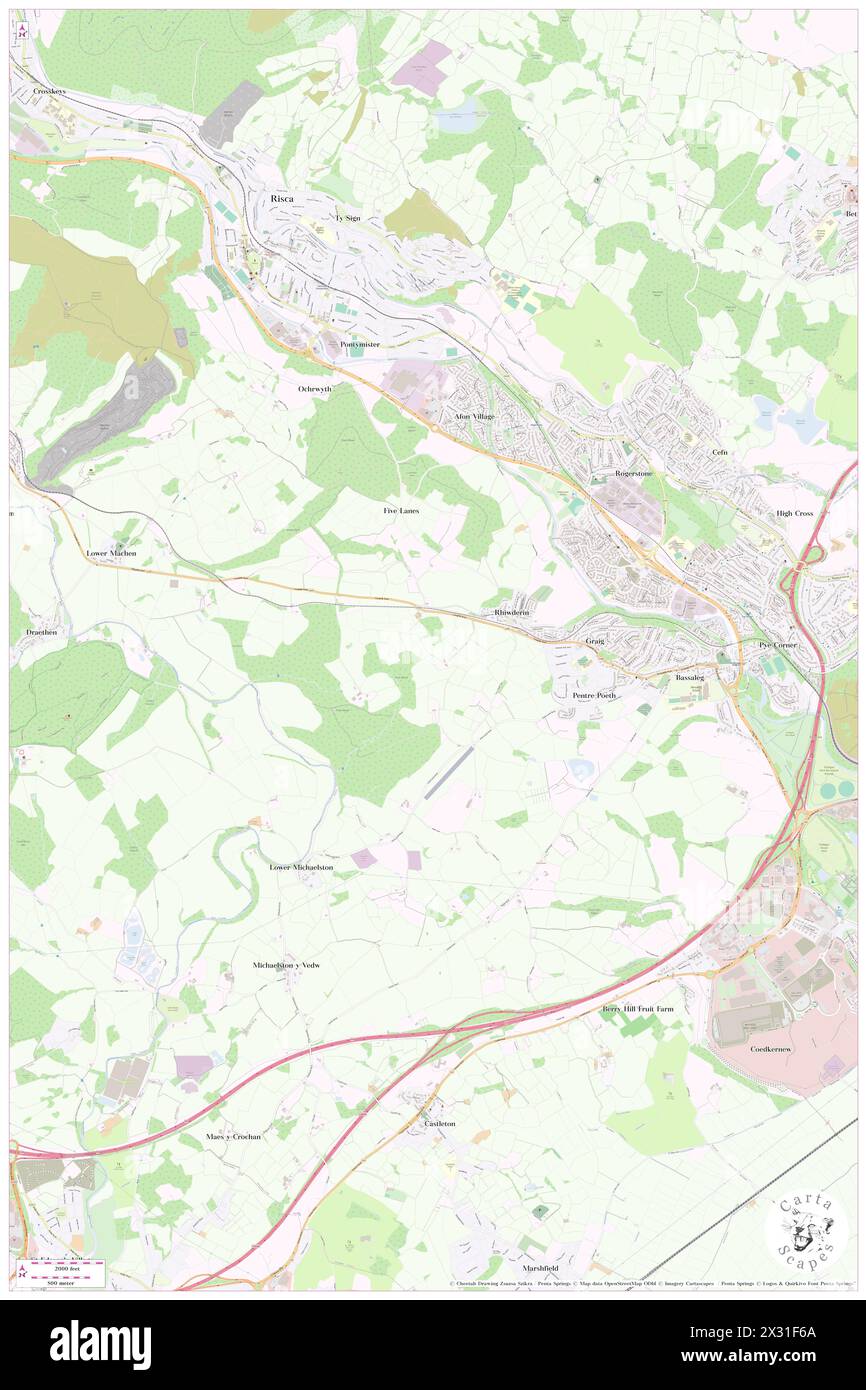 Graig, Newport, GB, United Kingdom, Wales, N 51 34' 47'', S 3 4' 42'', map, Cartascapes Map published in 2024. Explore Cartascapes, a map revealing Earth's diverse landscapes, cultures, and ecosystems. Journey through time and space, discovering the interconnectedness of our planet's past, present, and future. Stock Photo