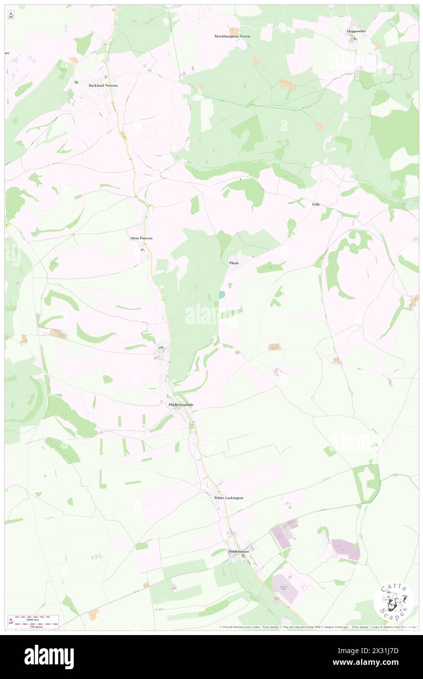 Piddletrenthide, Dorset, GB, United Kingdom, England, N 50 48' 35'', S ...