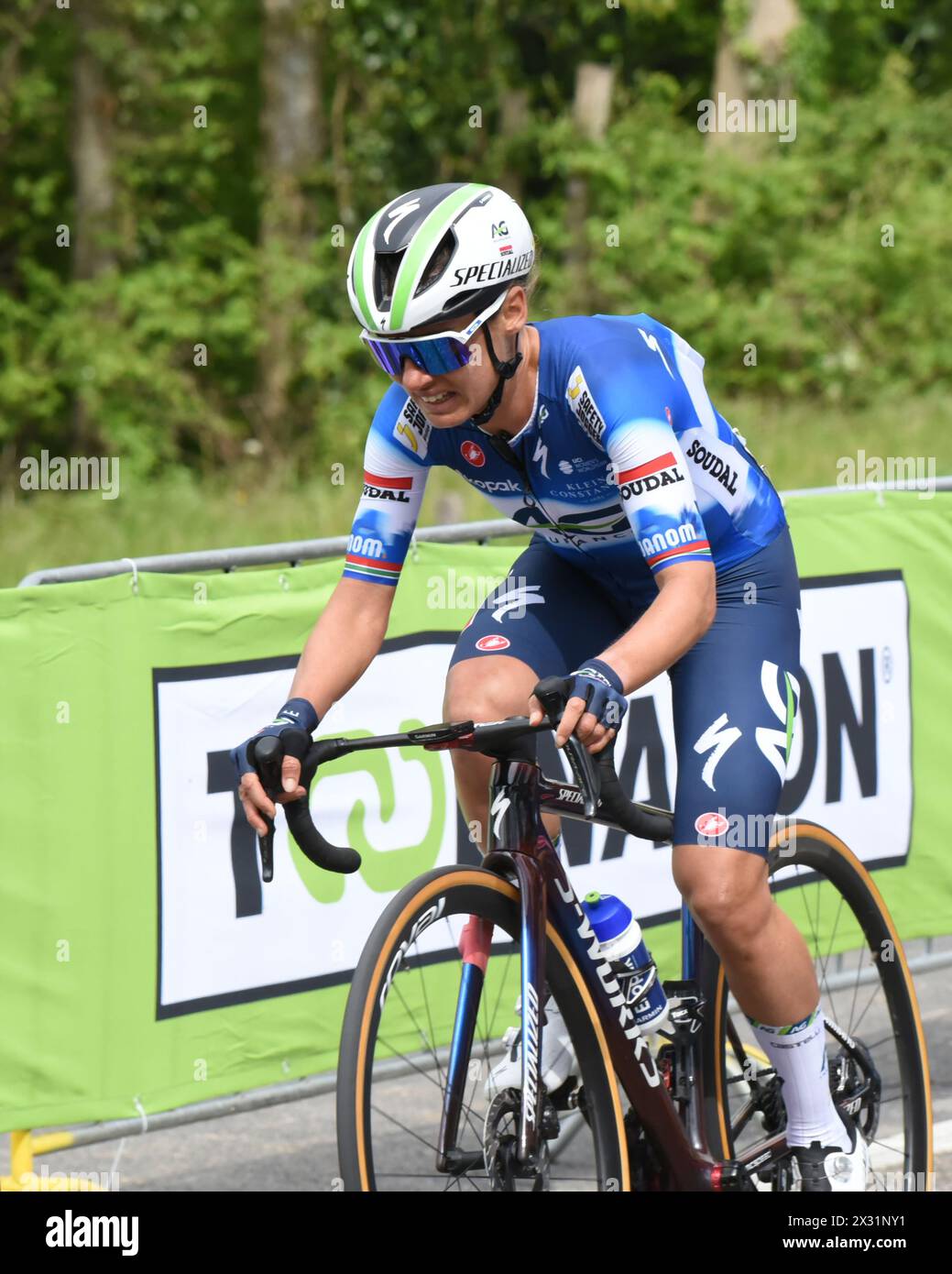 Ashleigh Moolman In The 2024 Edition Of The Amstel Gold Race Stock