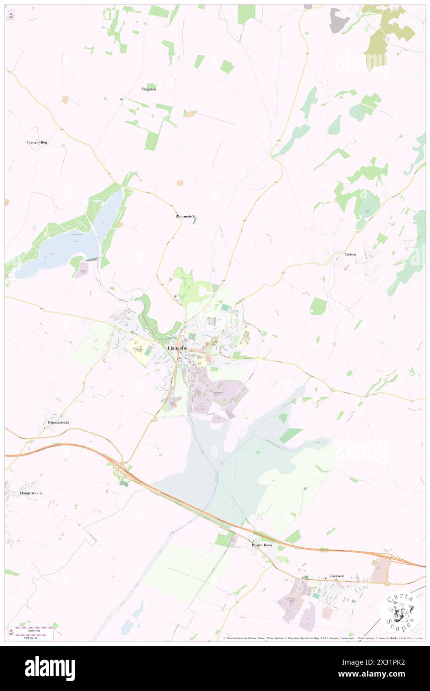 Llangefni, Anglesey, GB, United Kingdom, Wales, N 53 15' 34'', S 4 18