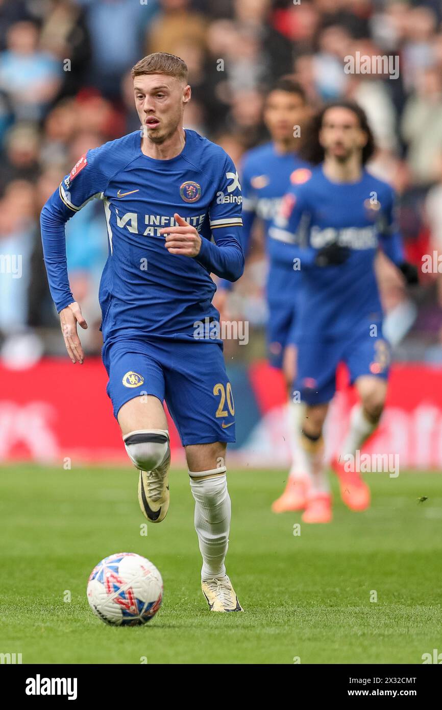 Cole Palmer of Chelsea Manchester City v Chelsea, The Emirates FA Cup