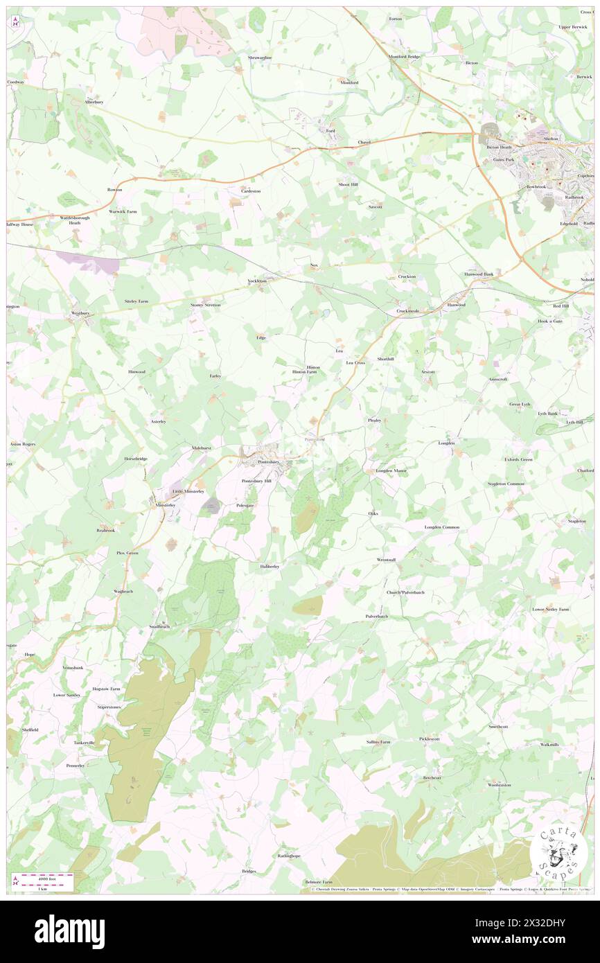 Pontesbury, Shropshire, GB, United Kingdom, England, N 52 39' 1'', S 2