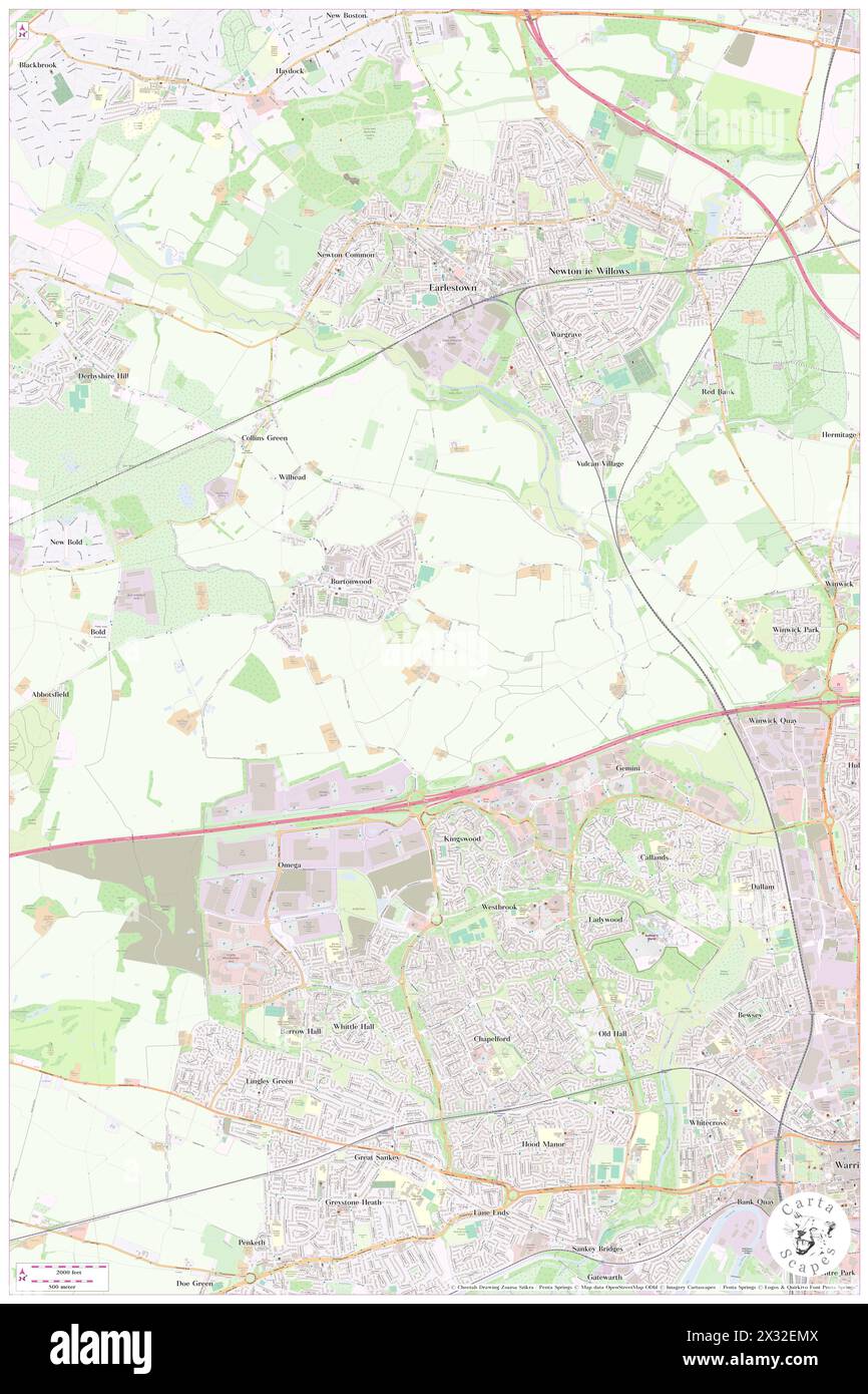 Burtonwood and Westbrook, Warrington, GB, United Kingdom, England, N 53 ...