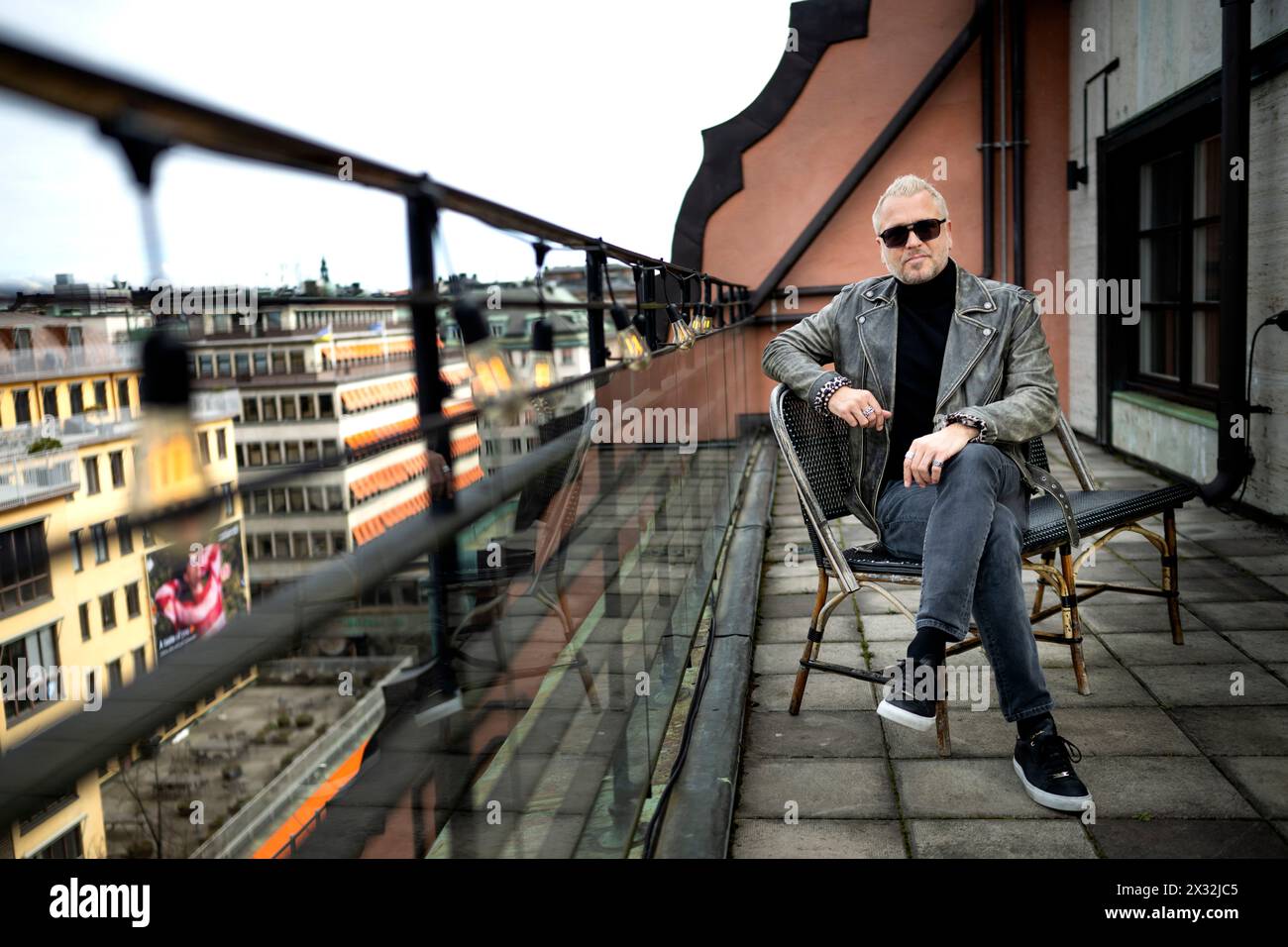 Artist Ulf Ekberg photographed in Stockholm, Sweden, on April 24, 2024 Artist Ulf Ekberg photographed in Stockholm, Sweden, on April 24, 2024