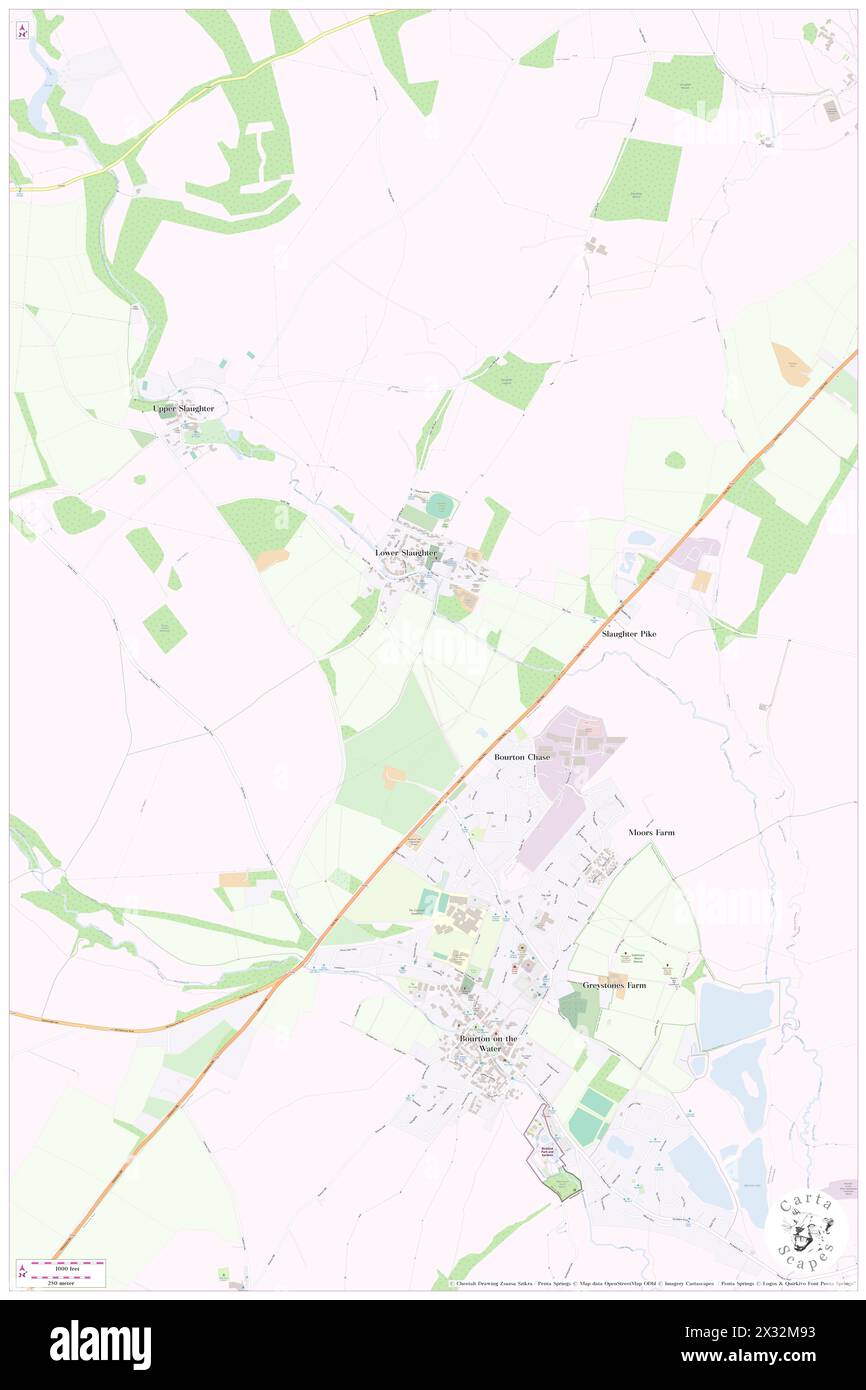 Lower Slaughter, Gloucestershire, GB, United Kingdom, England, N 51 53 ...