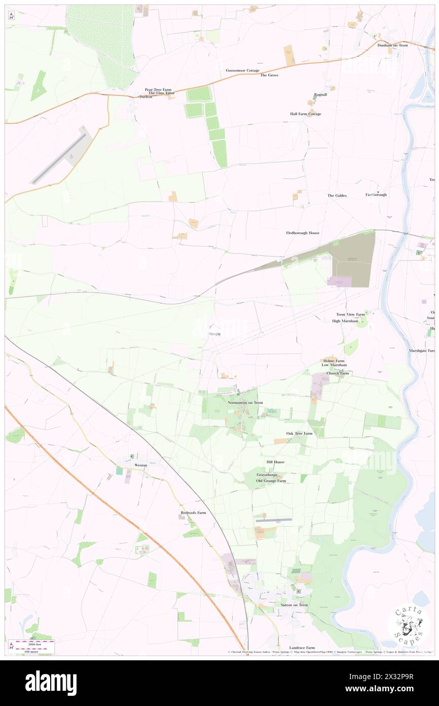 Marnham, Nottinghamshire, GB, United Kingdom, England, N 53 13' 16'', S 0 49' 18'', map, Cartascapes Map published in 2024. Explore Cartascapes, a map revealing Earth's diverse landscapes, cultures, and ecosystems. Journey through time and space, discovering the interconnectedness of our planet's past, present, and future. Stock Photo