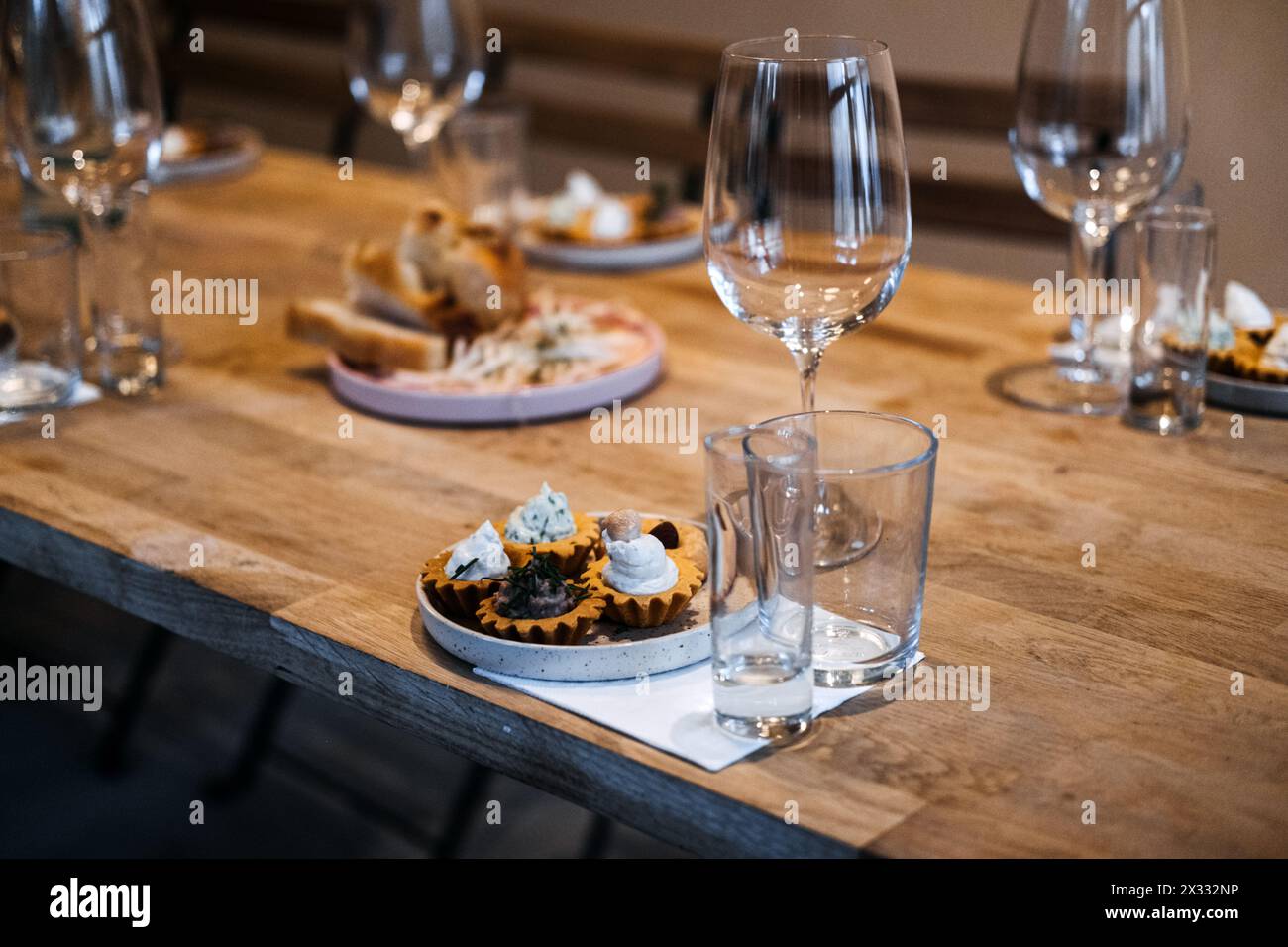 Behind the Scenes: Preparation for Professional Wine Tasting Stock ...