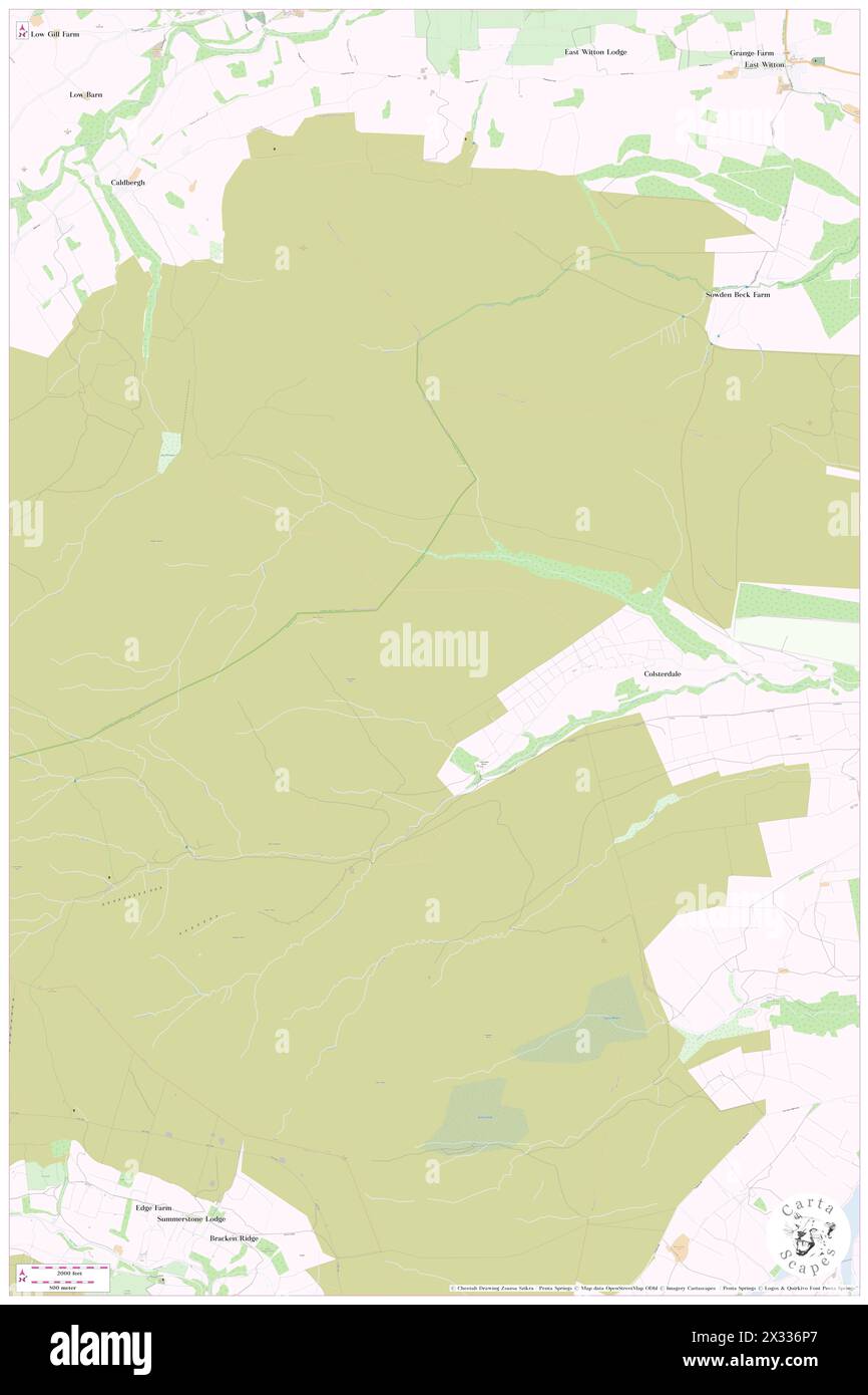 Colsterdale, North Yorkshire, GB, United Kingdom, England, N 54 13' 43'', S 1 49' 16'', map, Cartascapes Map published in 2024. Explore Cartascapes, a map revealing Earth's diverse landscapes, cultures, and ecosystems. Journey through time and space, discovering the interconnectedness of our planet's past, present, and future. Stock Photo