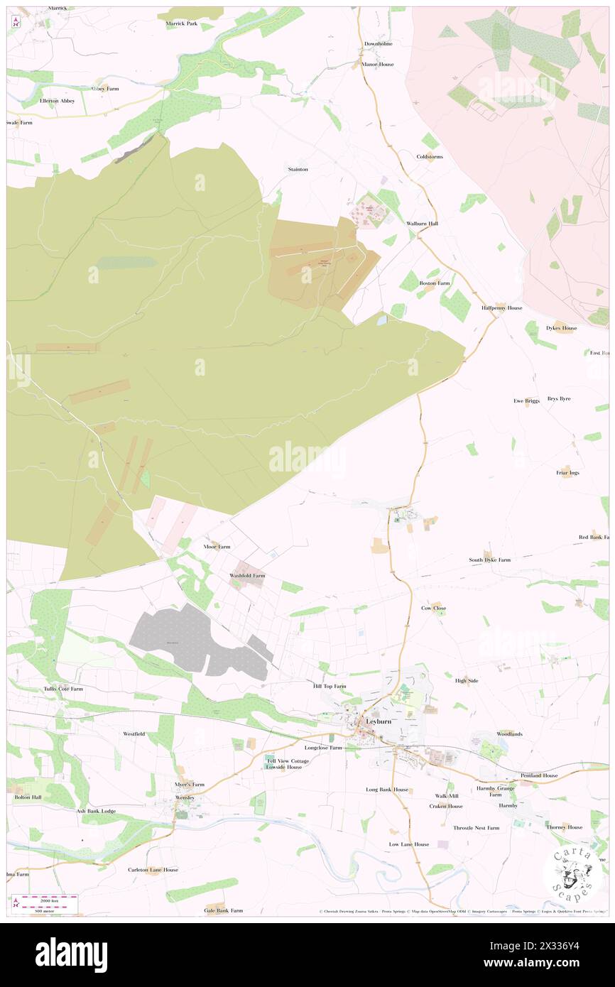 Bellerby, North Yorkshire, GB, United Kingdom, England, N 54 20' 9'', S 1 50' 19'', map, Cartascapes Map published in 2024. Explore Cartascapes, a map revealing Earth's diverse landscapes, cultures, and ecosystems. Journey through time and space, discovering the interconnectedness of our planet's past, present, and future. Stock Photo