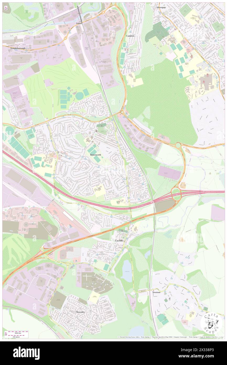 Brinsworth, Rotherham, GB, United Kingdom, England, N 53 24' 6'', S 1