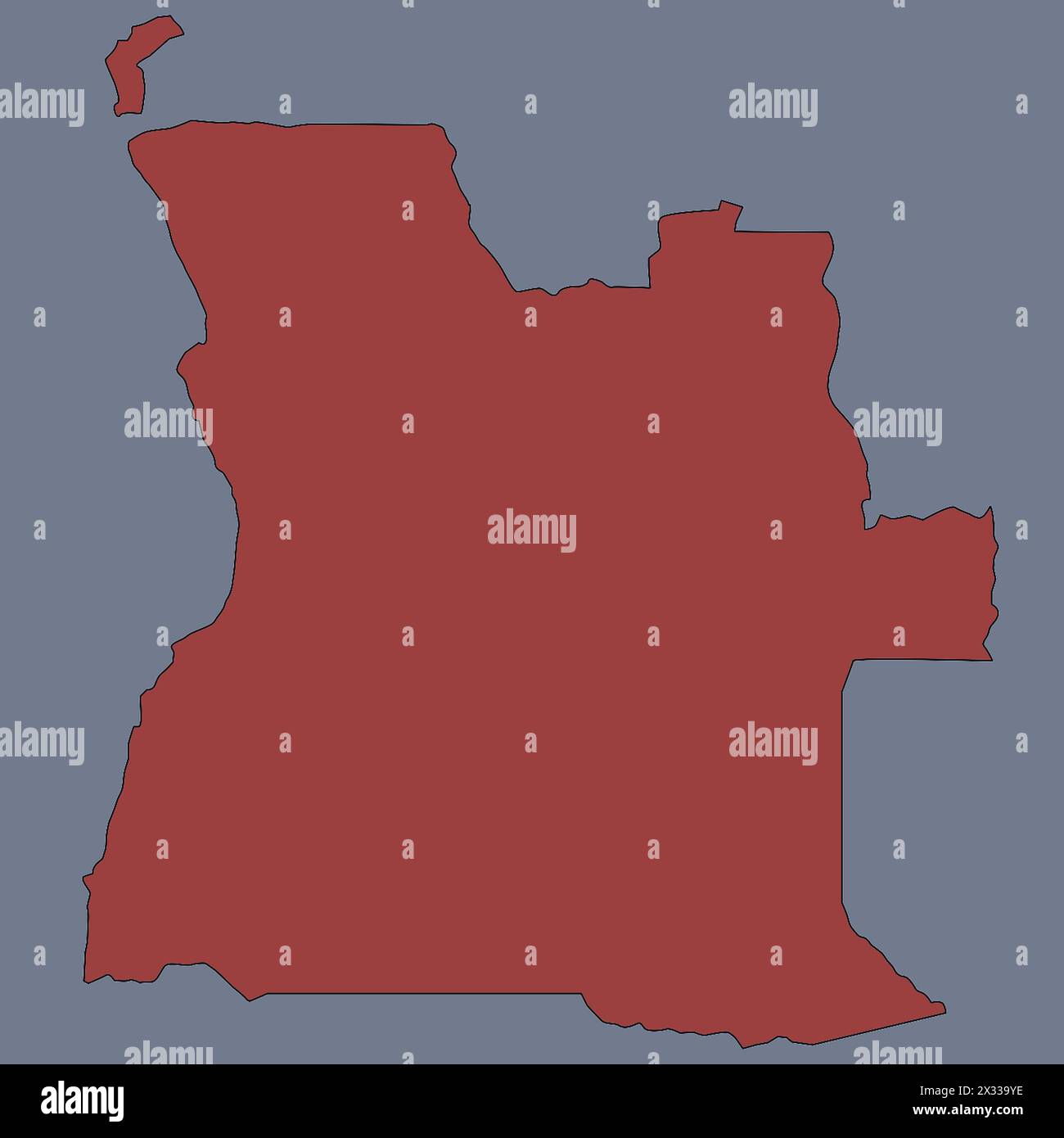 Angola contour hi-res stock photography and images - Alamy