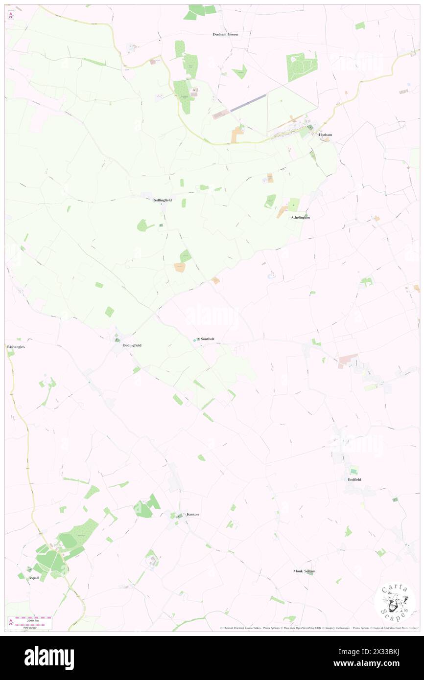 Southolt, Suffolk, GB, United Kingdom, England, N 52 16' 38'', N 1 13' 1'', map, Cartascapes Map published in 2024. Explore Cartascapes, a map revealing Earth's diverse landscapes, cultures, and ecosystems. Journey through time and space, discovering the interconnectedness of our planet's past, present, and future. Stock Photo