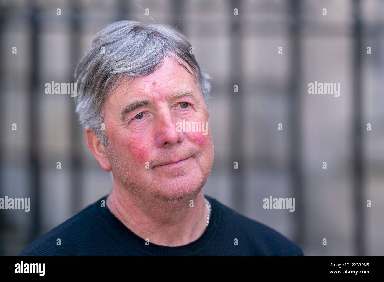 David Lorimer, husband of the late Caren Lorimer, outside the Court of ...