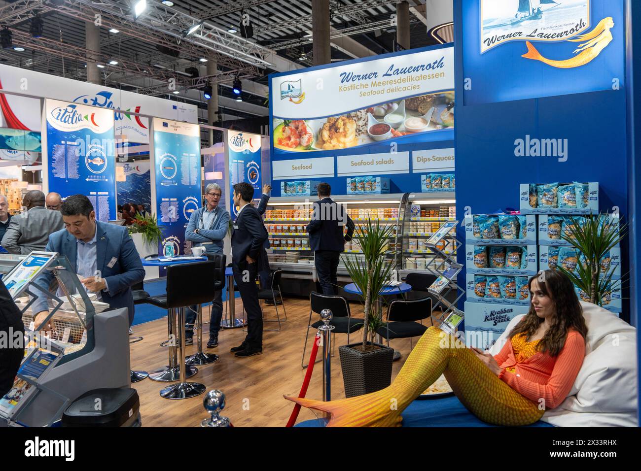 In motion the Seafood Expo 2024, the largest seafood and machinery food