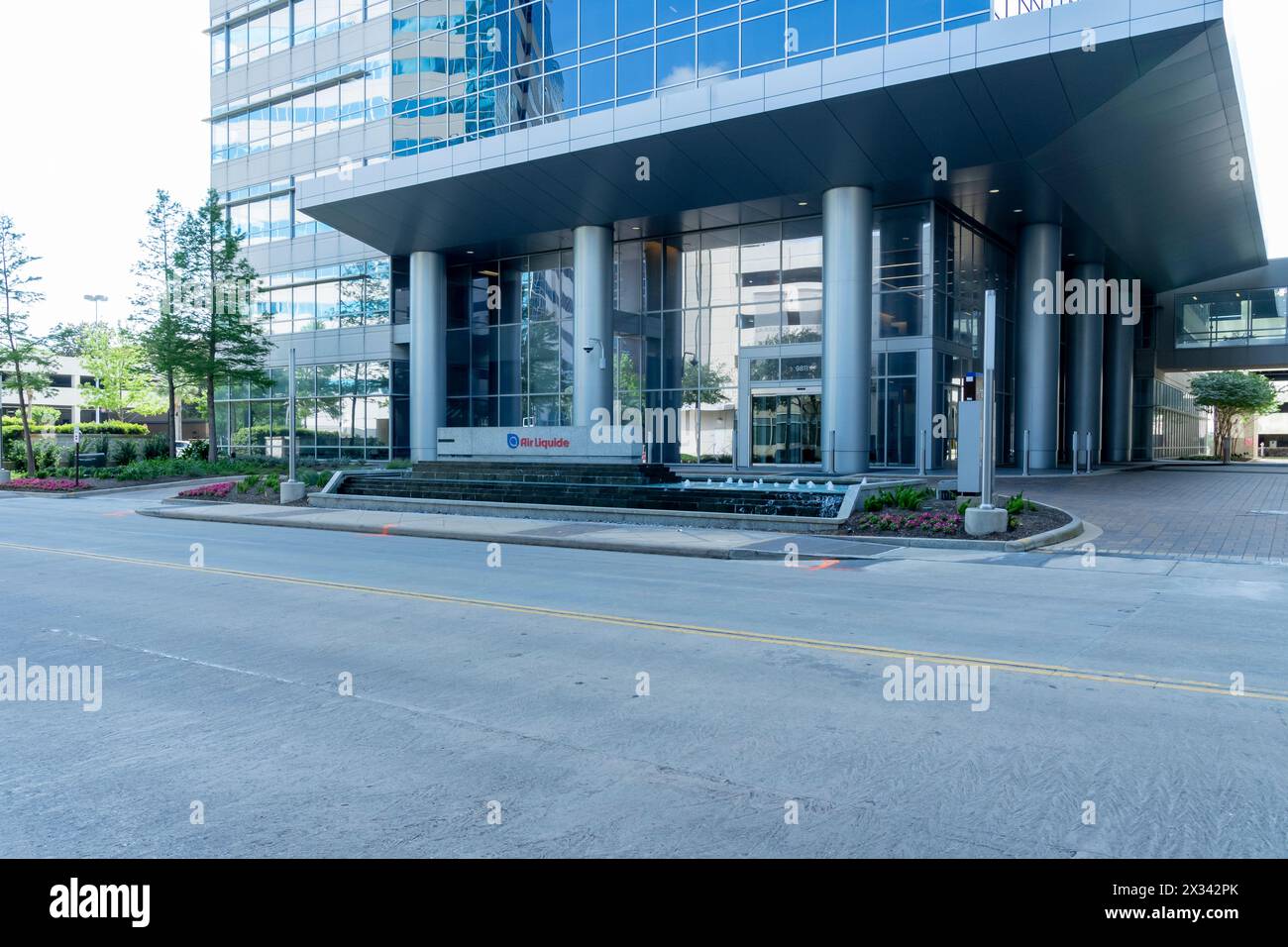 Air Liquide US headquarters in Houston, Texas, USA. Stock Photo