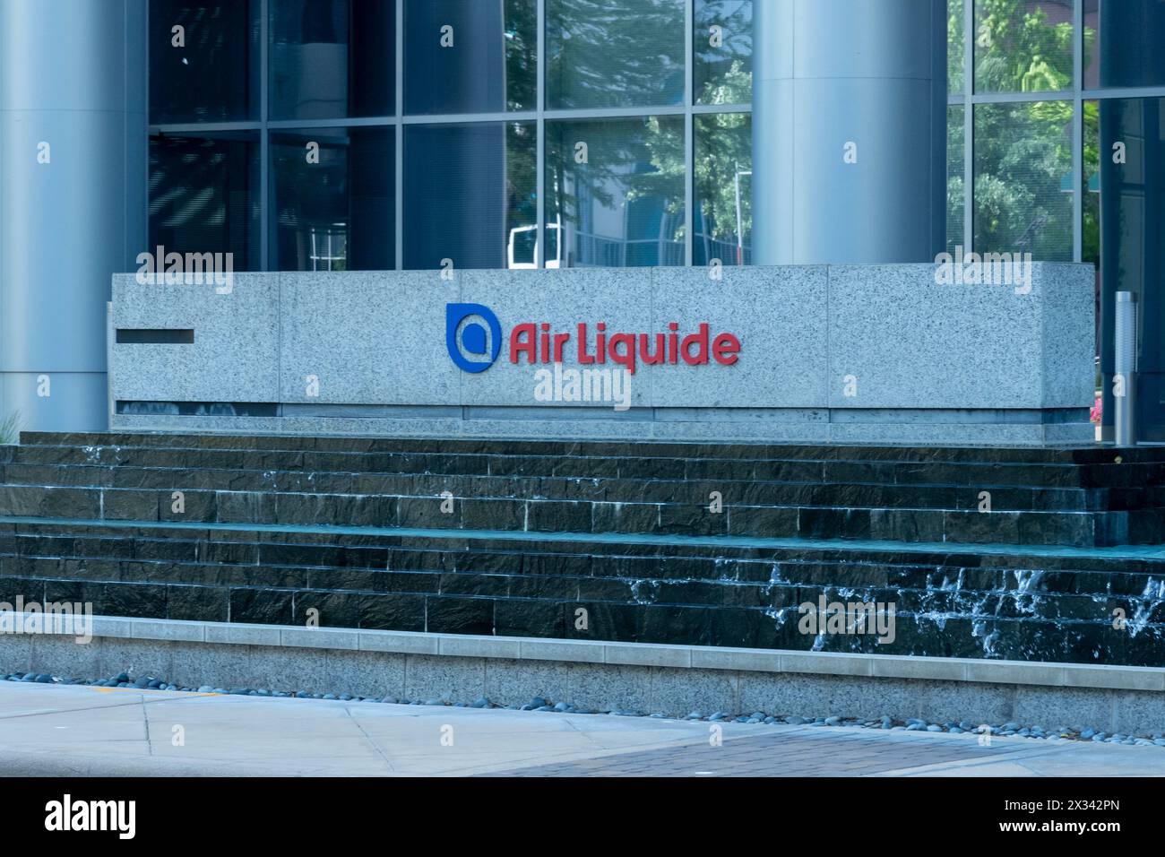 Air Liquide US headquarters in Houston, Texas, USA Stock Photo