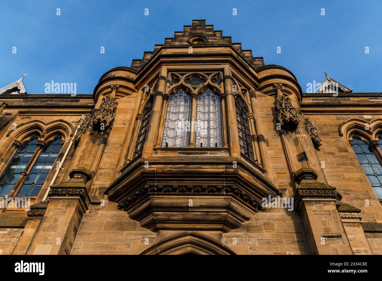 Glasgow, UK - December 6, 2023: The University of Glasgow. Stock Photo