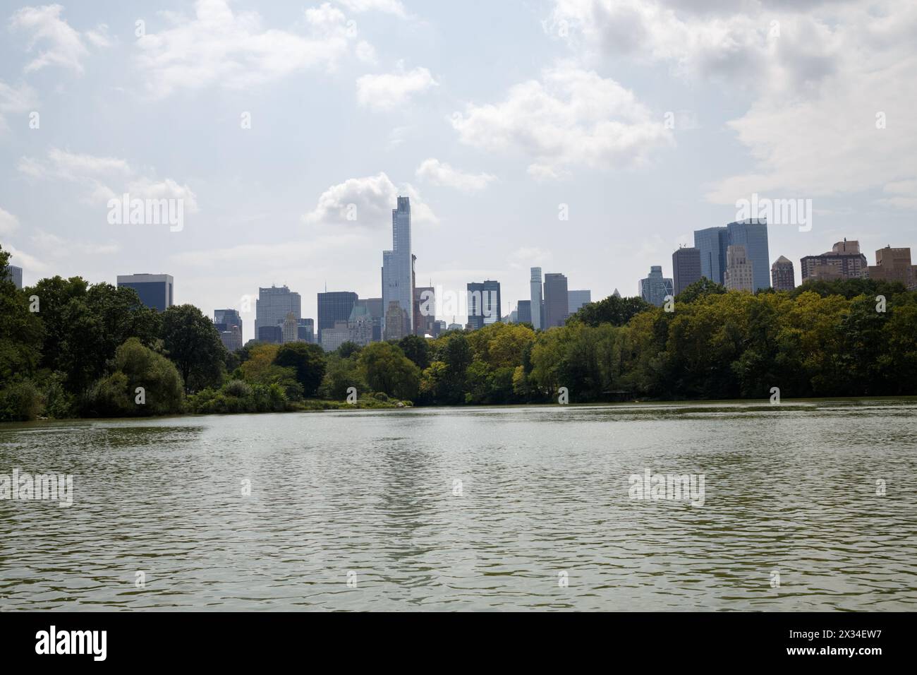 Jacqueline Kennedy Onassis Reservoir in Central Park, New York Stock ...
