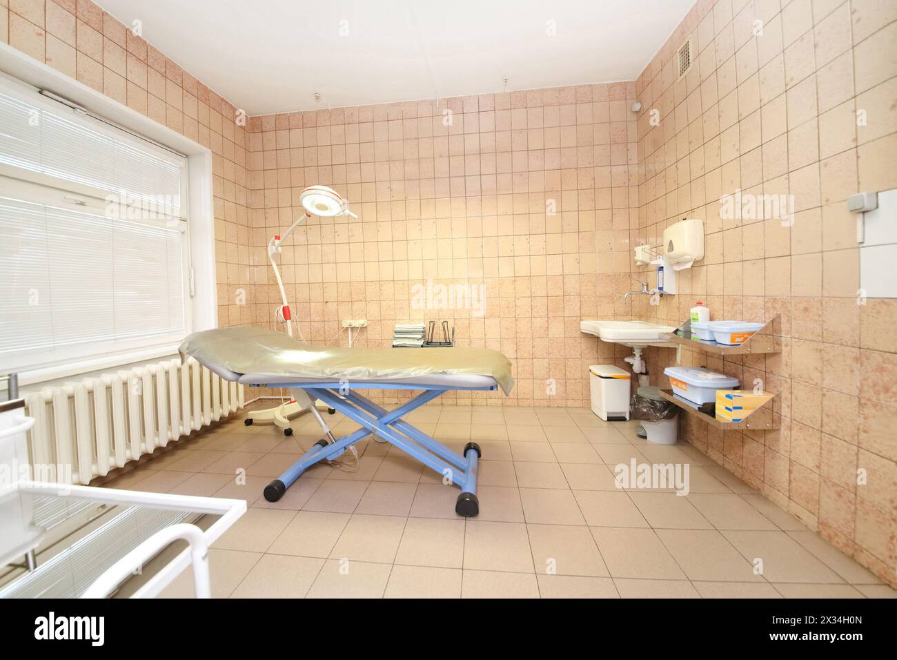 RUSSIA, MOSCOW - AUG 31, 2015: examination room with medical ...