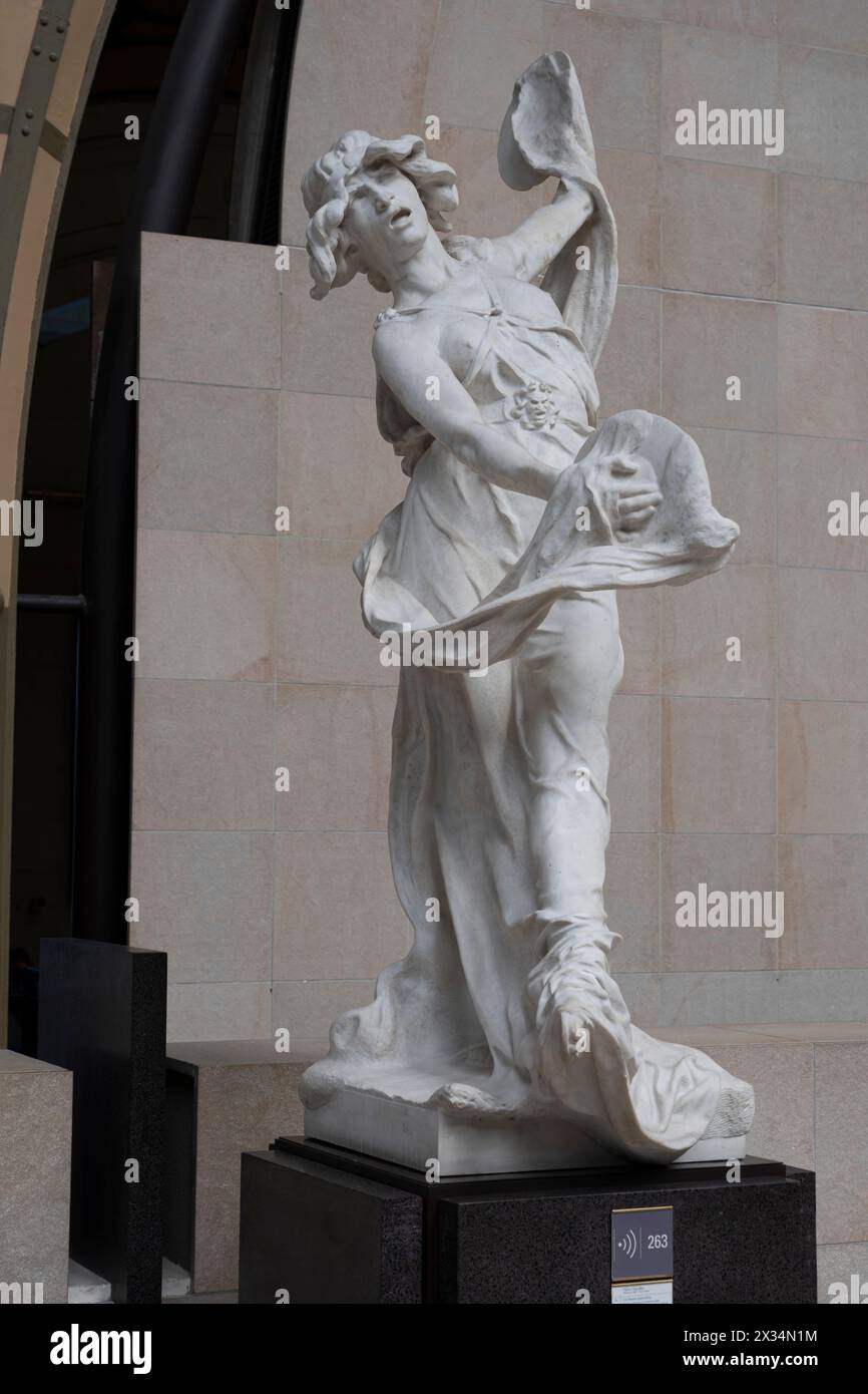 Paris, France - 04 12 2024: Orsay Museum. View of a Marble Sculpture ...