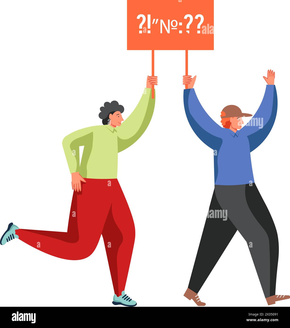 Political party parade people Stock Vector Images - Alamy