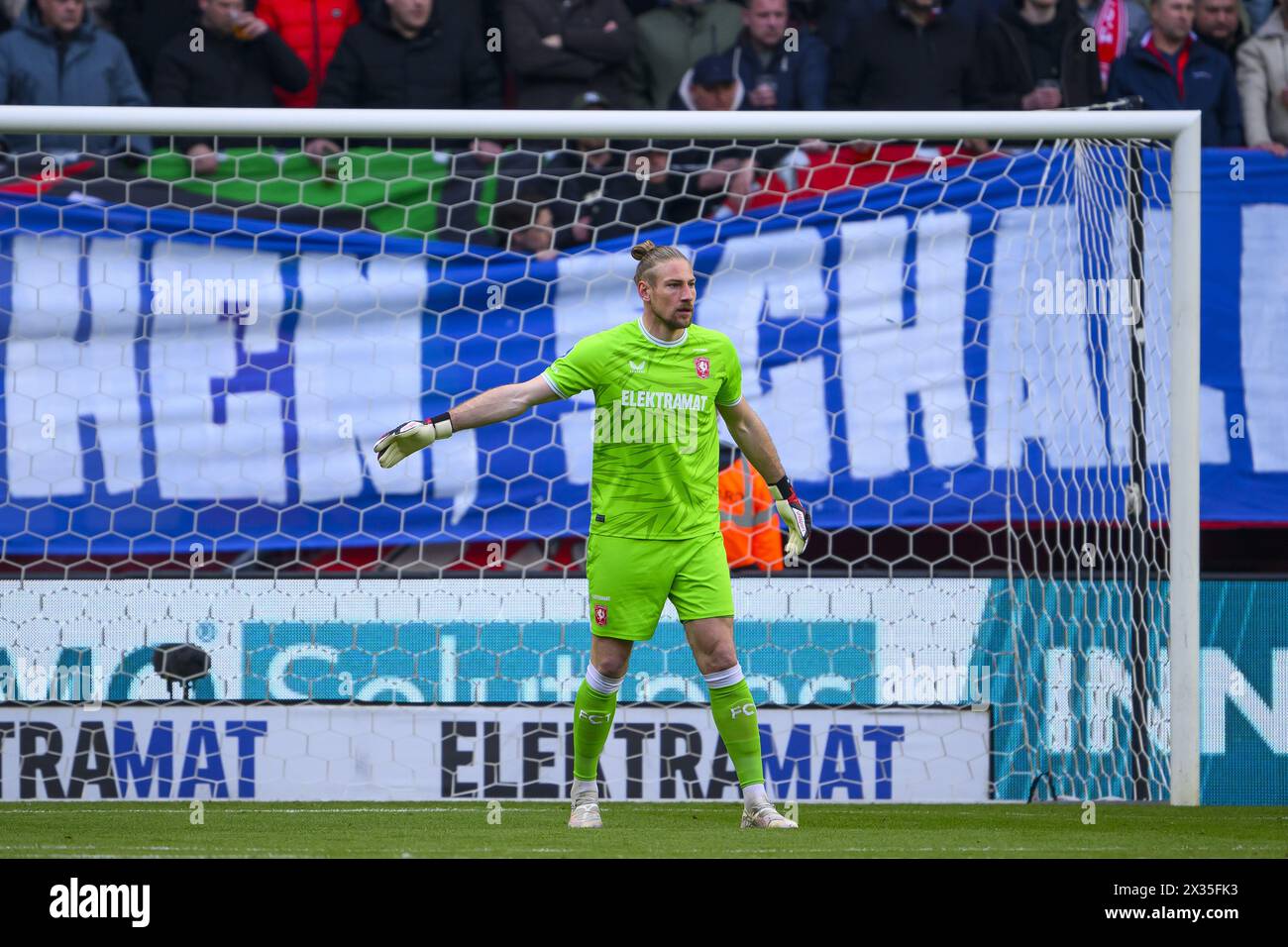 ENSCHEDE - FC Twente goalkeeper Lars Unnerstall during the Dutch ...