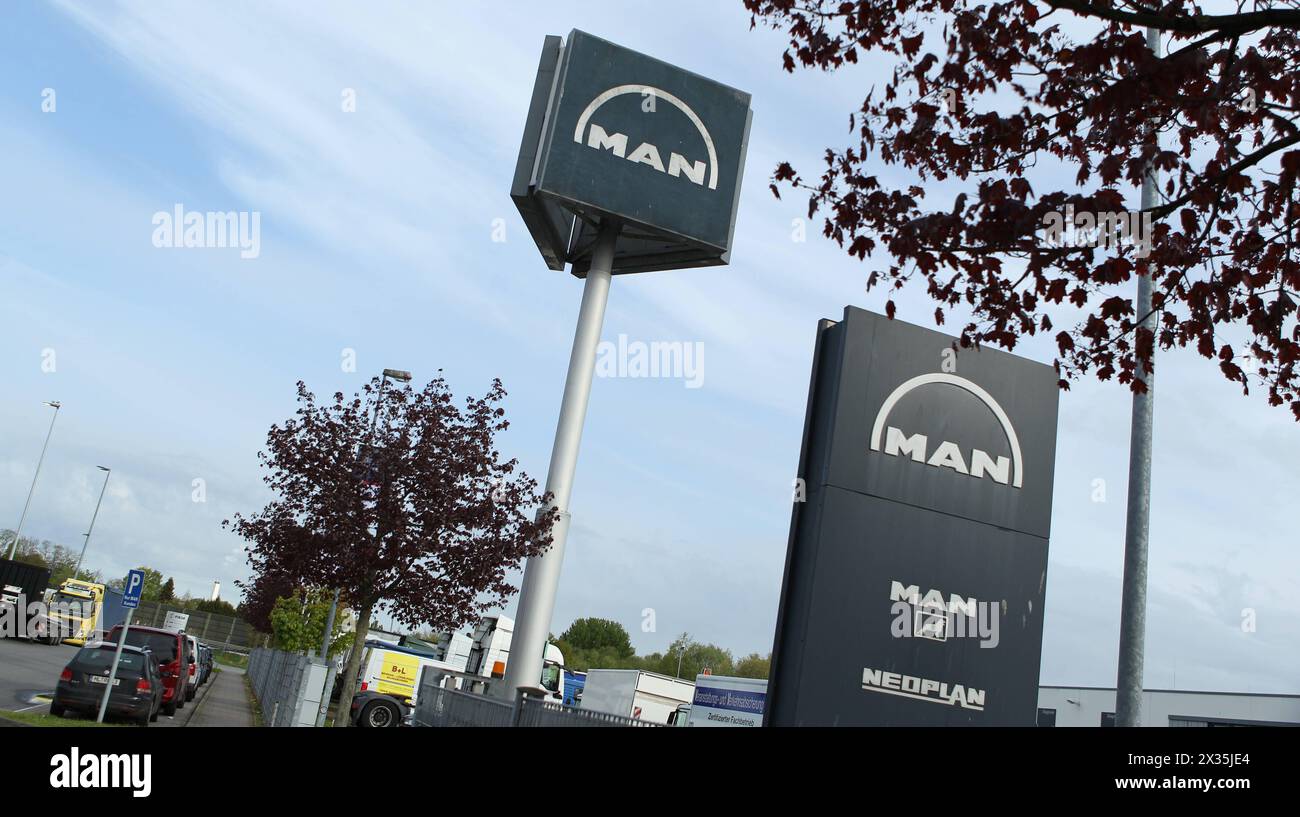 Das MAN Truck & Bus Service Hamburg in der Amandus Stubbe Straße in