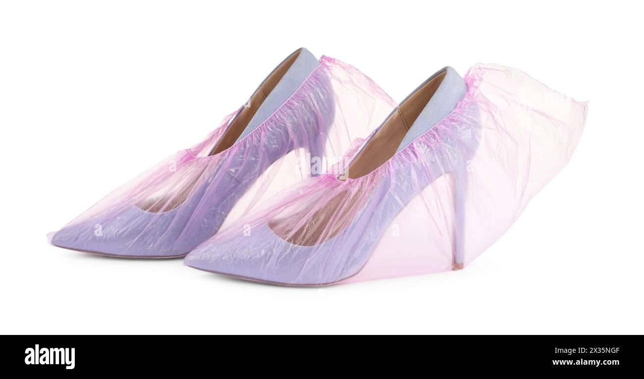 SHOE COVERS (1 PAIR) PINK