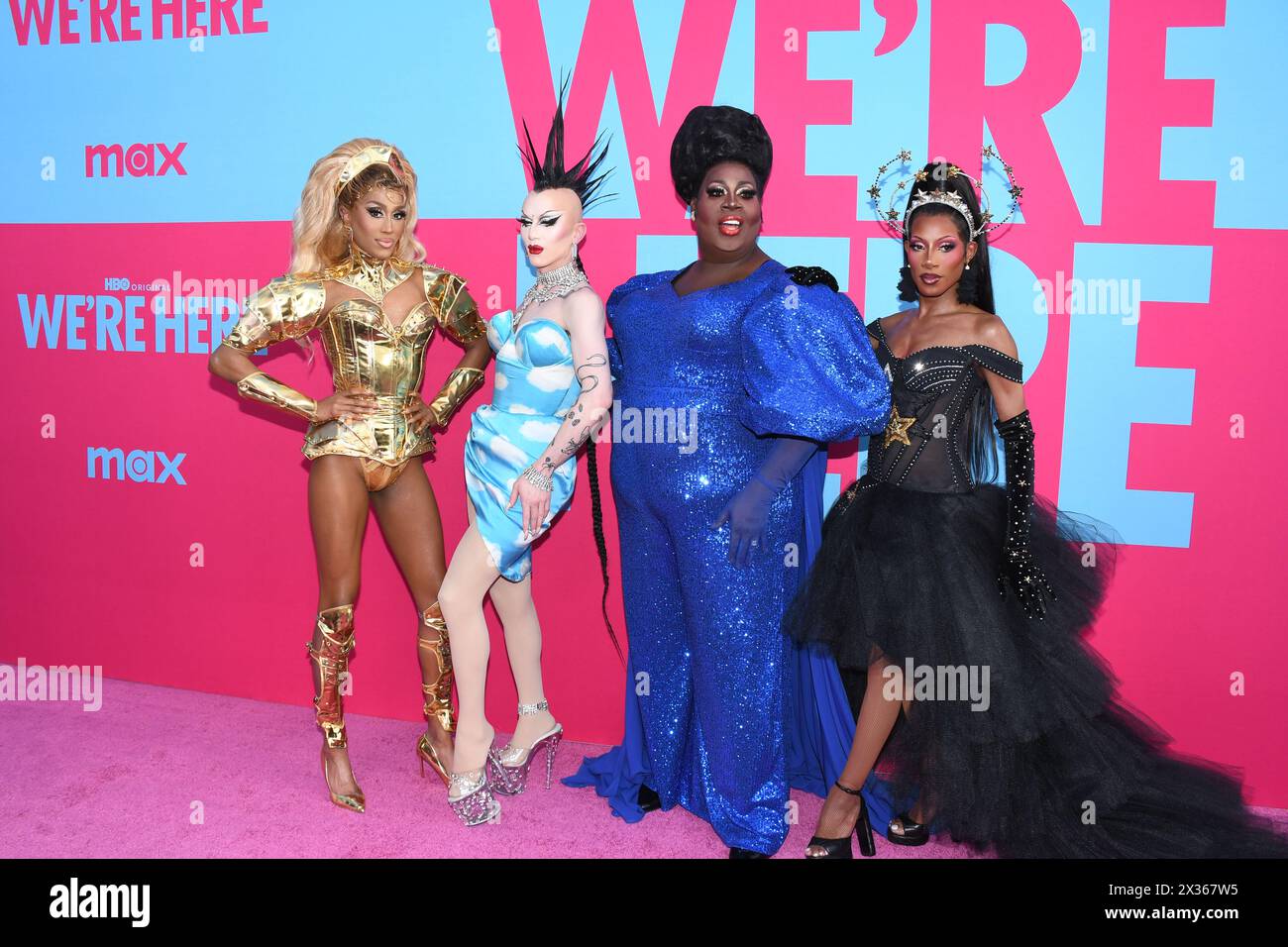 Los Angeles, California, USA 24th April 2024 (L-R) Priyanka, Sasha ...
