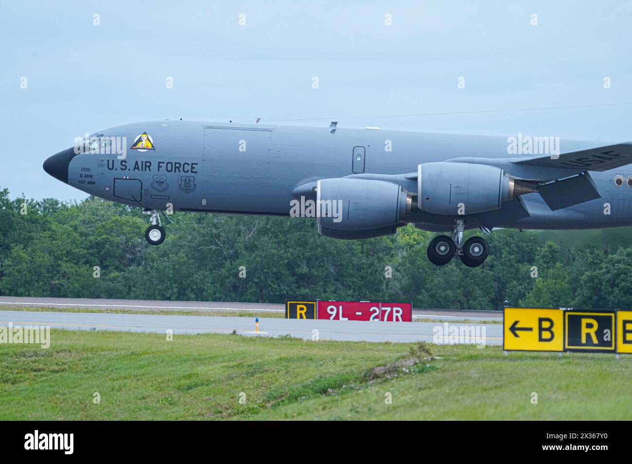 Sanford, Florida, USA, April 21, 2024, KC135 Stratotanker During the