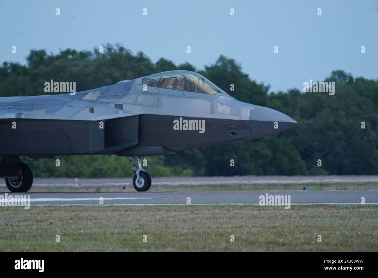 Saford, Florida, USA, April 21, 2024, F22 Raptor During the 2024