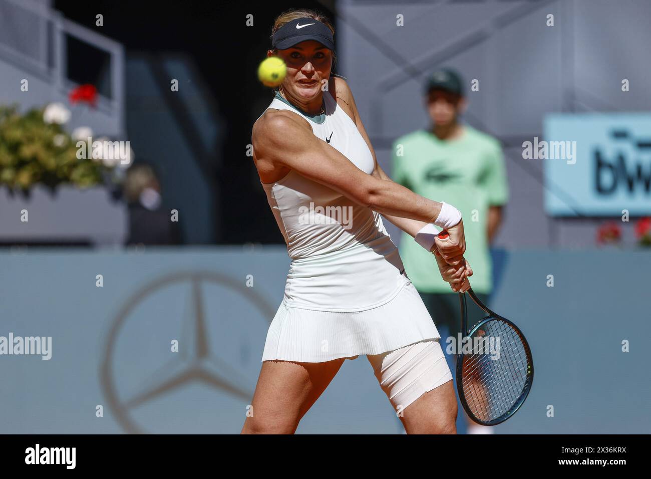 Paula Badosa of Spain in action against Jessica Bouzas Maneiro of Spain ...