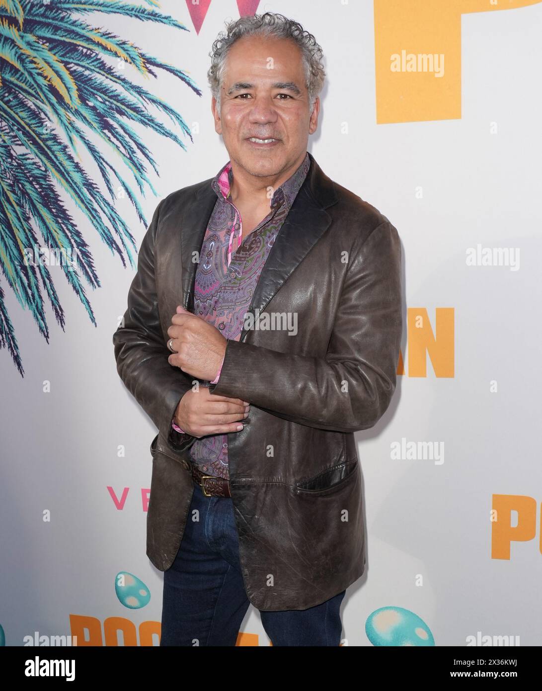 Los Angeles, USA. 24th Apr, 2024. John Ortiz arrives at the POOLMAN Los Angeles Premiere held at The Vista Theatre in Los Angeles, CA on Wednesday, ?April 24, 2024. (Photo By Sthanlee B. Mirador/Sipa USA) Credit: Sipa USA/Alamy Live News Stock Photo